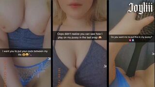Секстинг моего сводного брата в Snapchat, пока он не трахнет меня и не кончит в мою киску (@real.joyliii добавить меня) порно